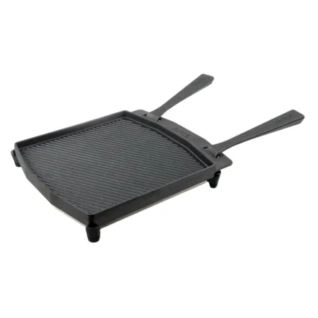 Plancha de hierro fundido con estrías para pizza (dual) Ooni