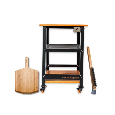 Combo Mesa Auxiliar Mano BBQ